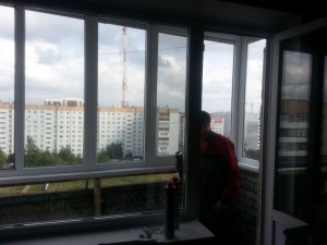 Замена окон на балконе Казань