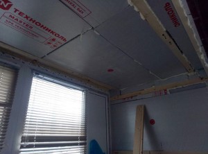 обшивка потолка балконы